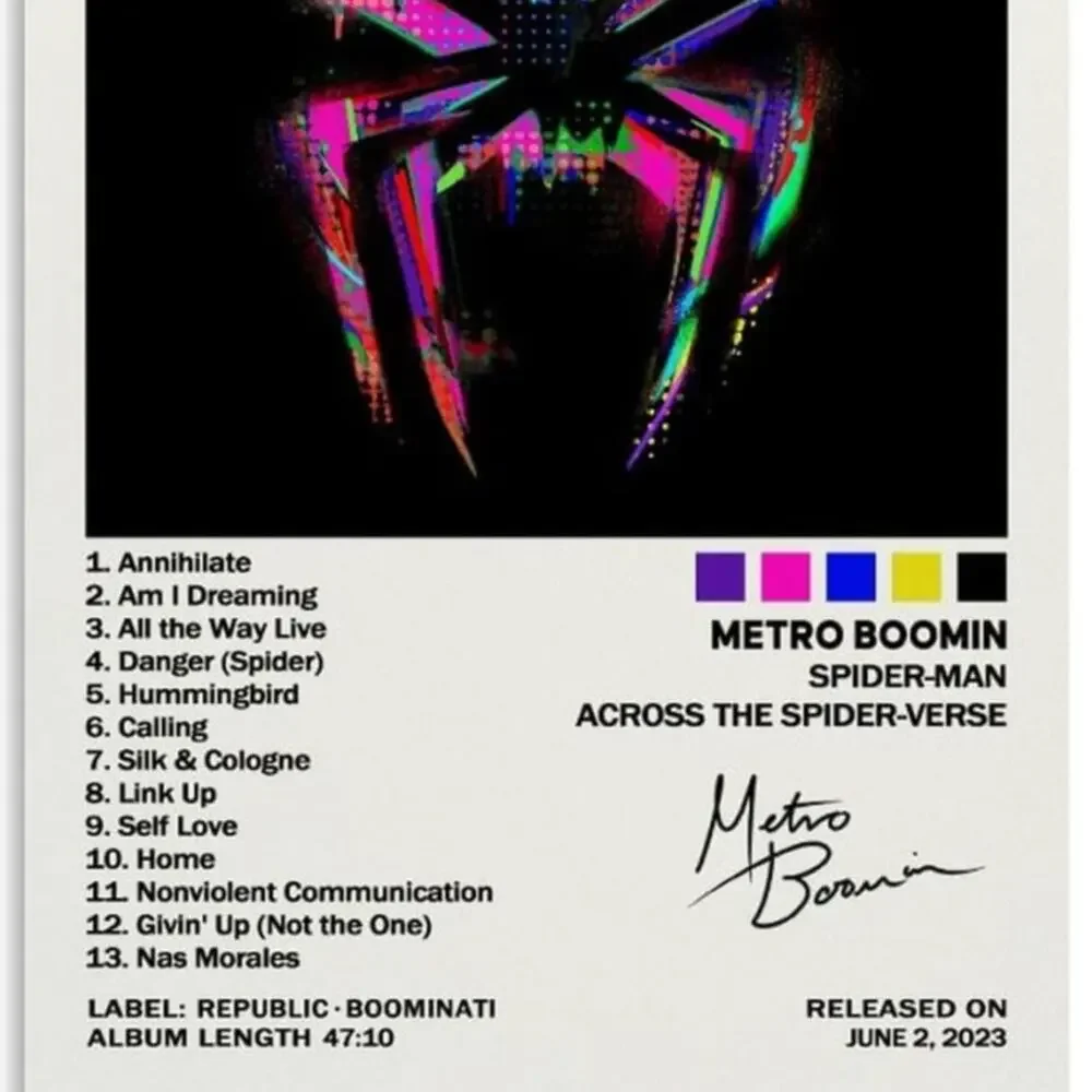 Metro Boomin Spider‑Verse Canvas Poster 56